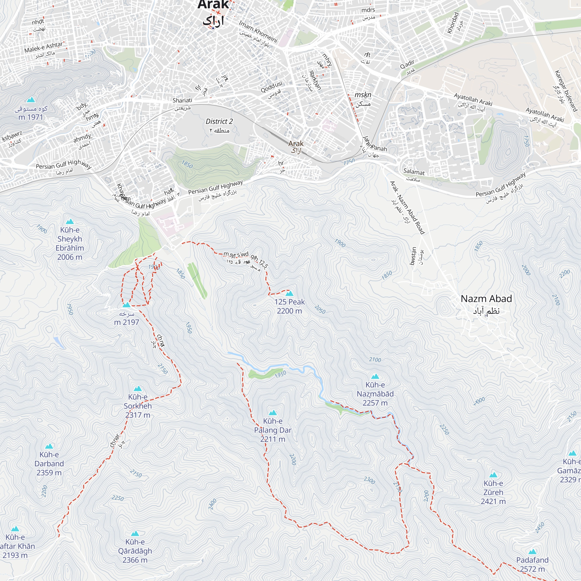 پناهگاه کوهنورد map