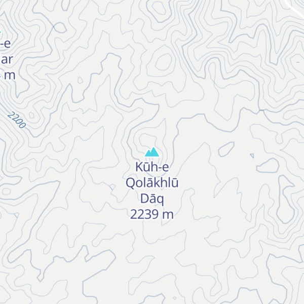 Map of Kūh-e Qolākhlū Dāq