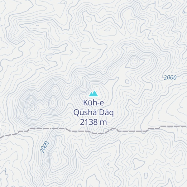 Map of Kūh-e Qūshā Dāq
