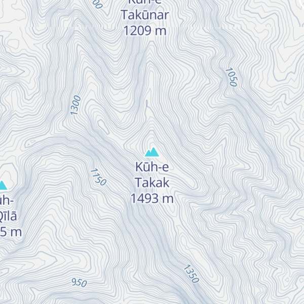 Map of Kūh-e Takak