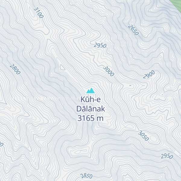 Map of Kūh-e Dālānak
