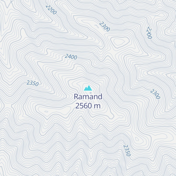 Map of Ramand