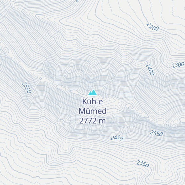 Map of Kūh-e Mūmed