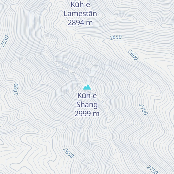 Map of Kūh-e Shang