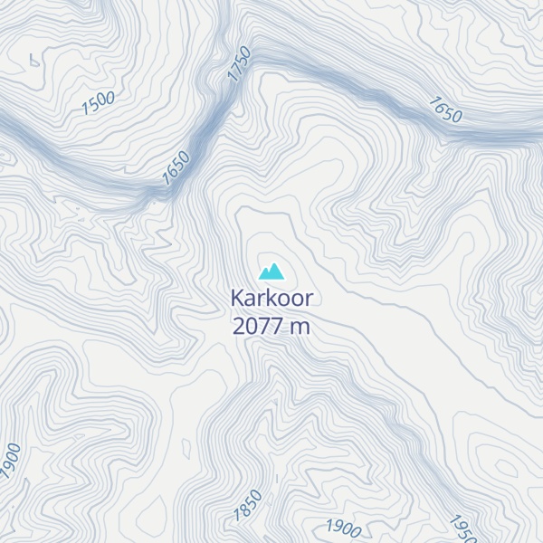 Map of Karkoor