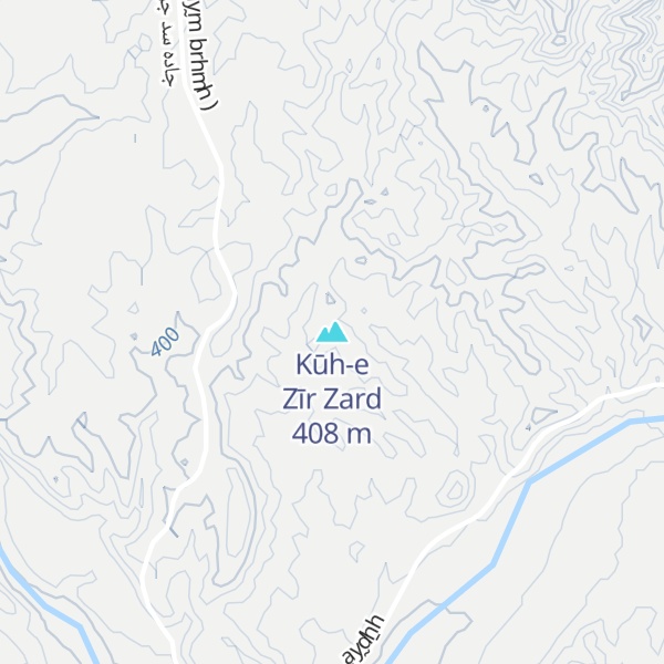 Map of Kūh-e Zīr Zard