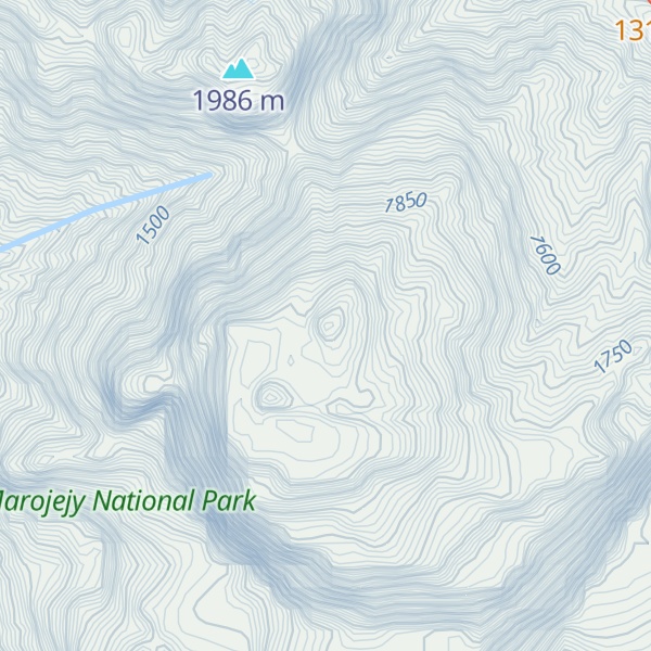 Map of Marojejy