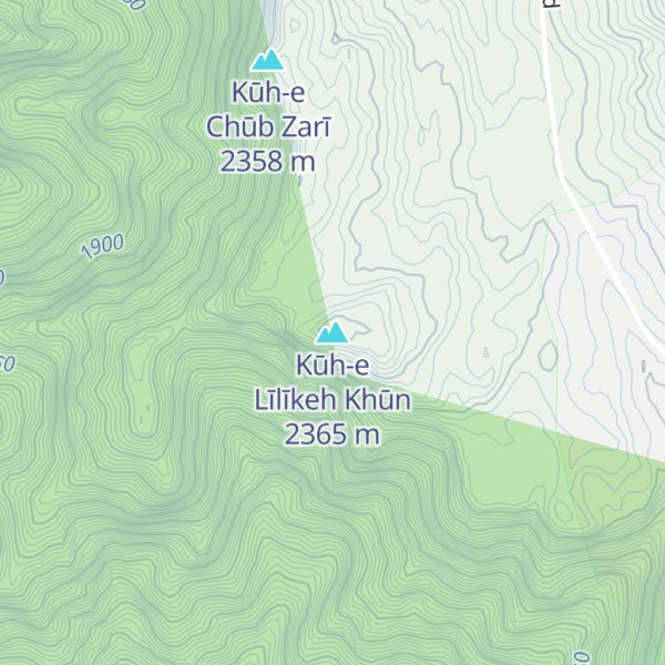 Map of Kūh-e Līlīkeh Khūn