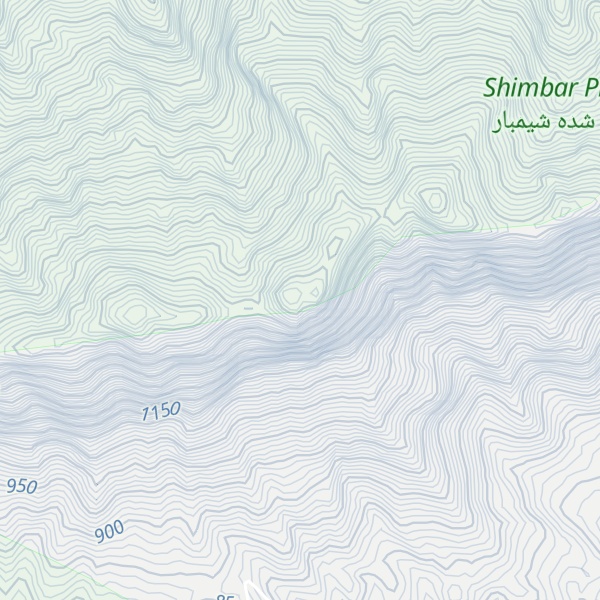 Map of Kūh-e Gazīr