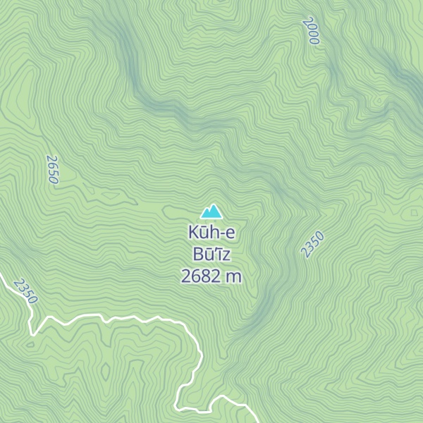 Map of Kūh-e Bū’īz
