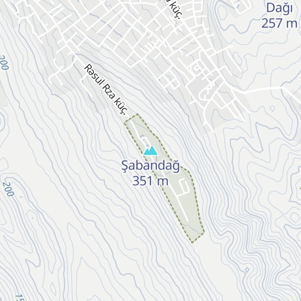 Map of Şabandağ