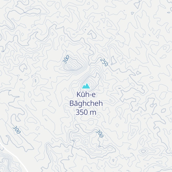 Map of Kūh-e Bāghcheh
