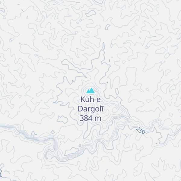 Map of Kūh-e Dargolī
