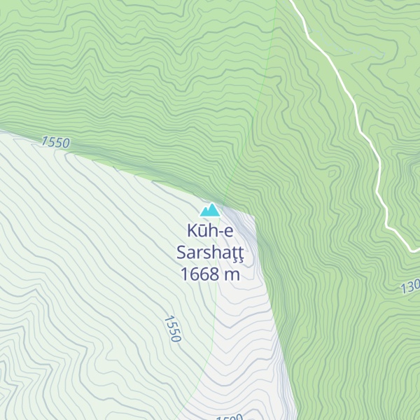 Map of Kūh-e Sarshaţţ