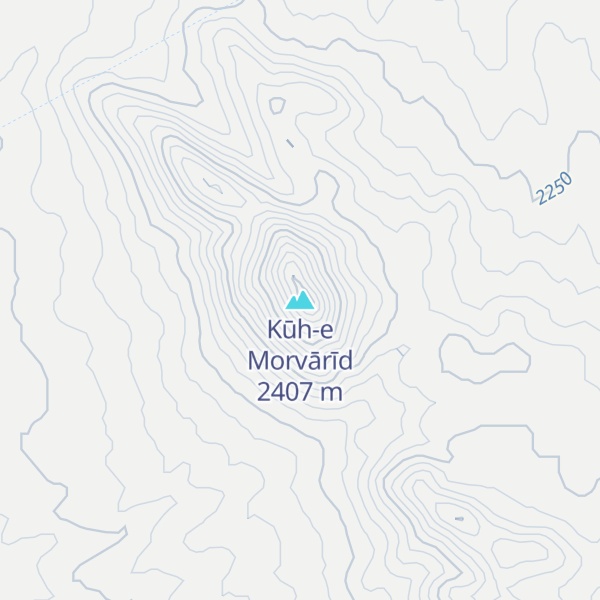Map of Kūh-e Morvārīd