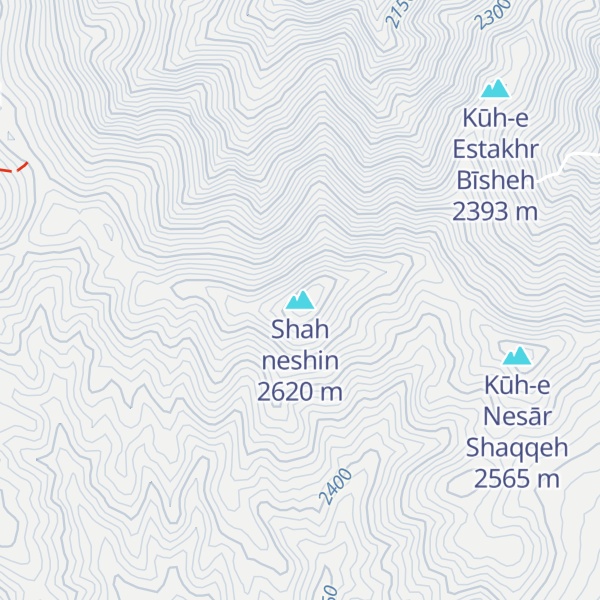 Map of Shah neshin