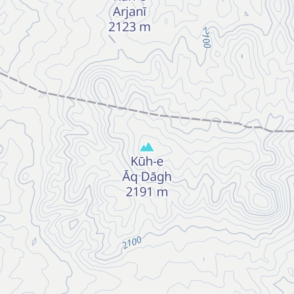 Map of Kūh-e Āq Dāgh