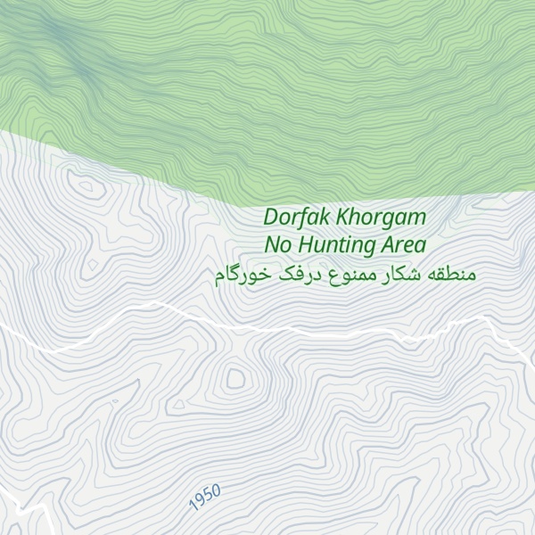 Map of Kūh-e Ghār Espahabdān