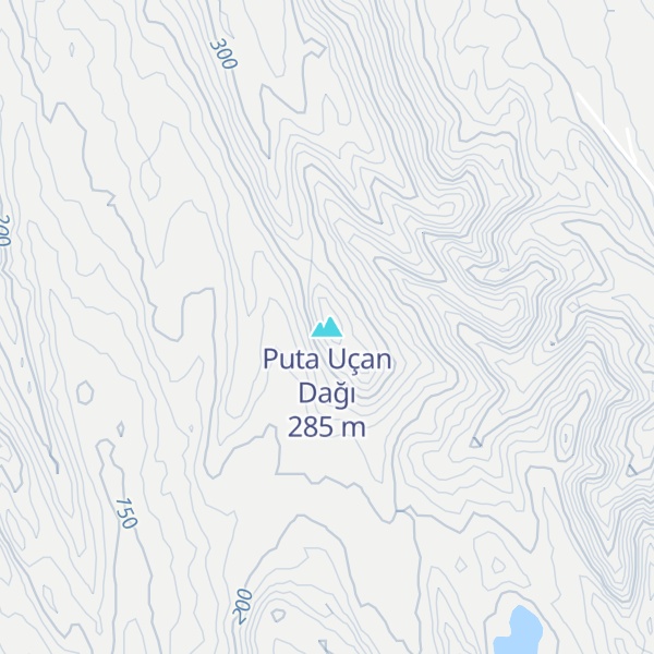Map of Puta Uçan Dağı