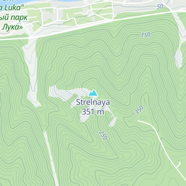 Map of Strelnaya