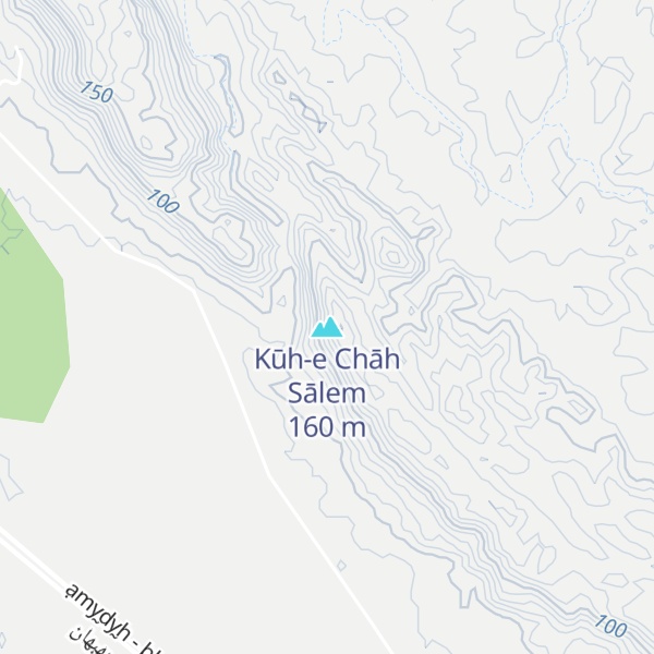 Map of Kūh-e Chāh Sālem