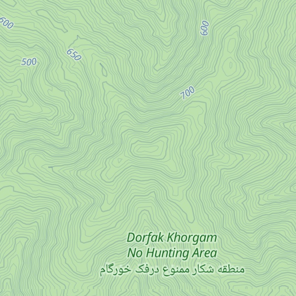 Map of Kūh-e Ānghūzī
