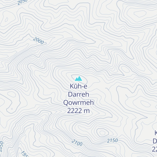 Map of Kūh-e Darreh Qowrmeh