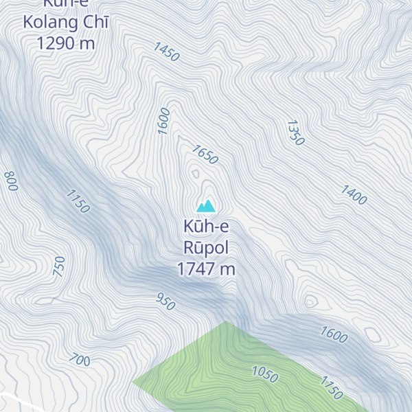 Map of Kūh-e Rūpol