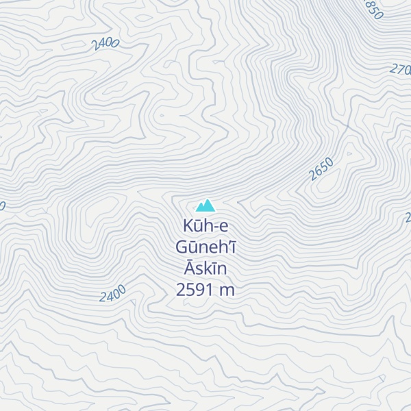 Map of Kūh-e Gūneh’ī Āskīn