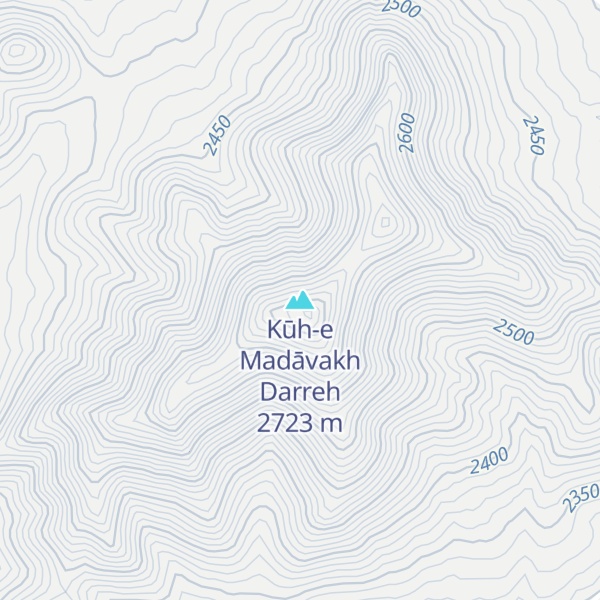Map of Kūh-e Madāvakh Darreh
