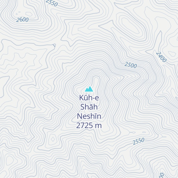 Map of Kūh-e Shāh Neshīn