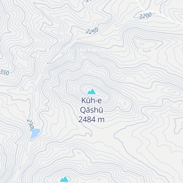 Map of Kūh-e Qāshū