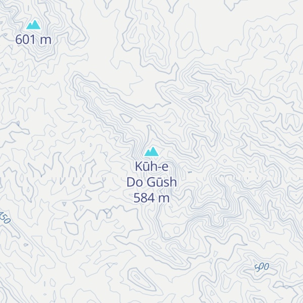 Map of Kūh-e Do Gūsh