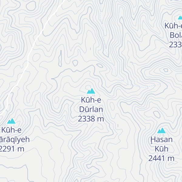 Map of Kūh-e Dūrlan