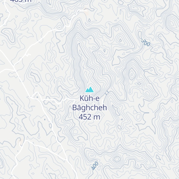 Map of Kūh-e Bāghcheh