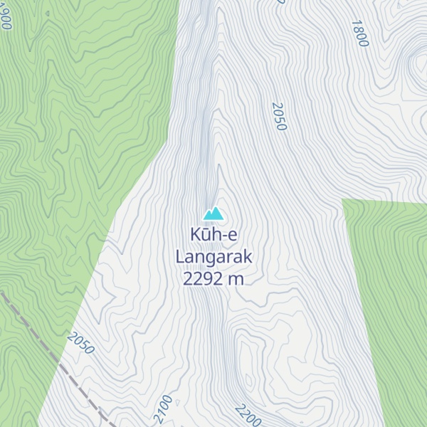 Map of Kūh-e Langarak