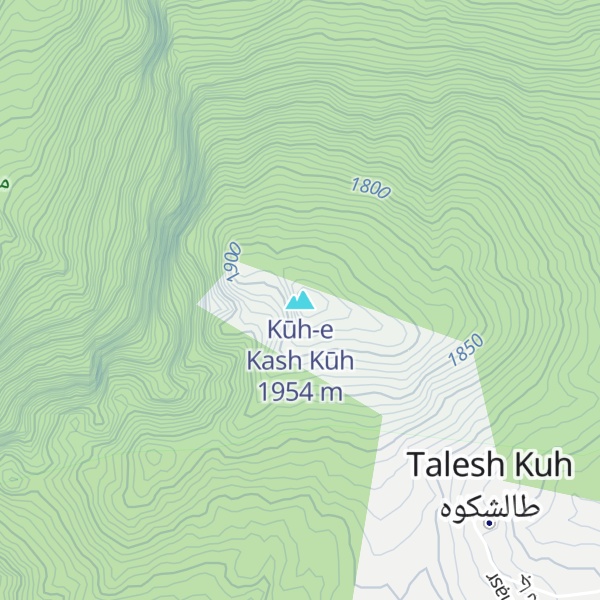 Map of Kūh-e Kash Kūh