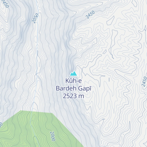Map of Kūh-e Bardeh Gapī
