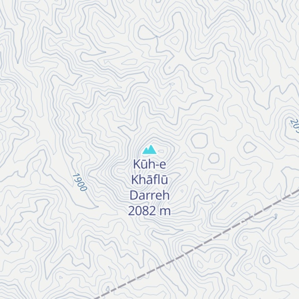 Map of Kūh-e Khāflū Darreh