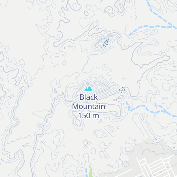 Map of Black Mountain