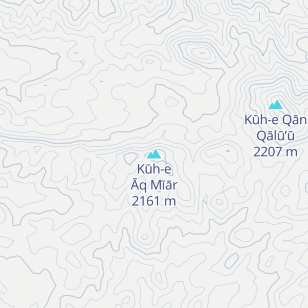 Map of Kūh-e Āq Mīār