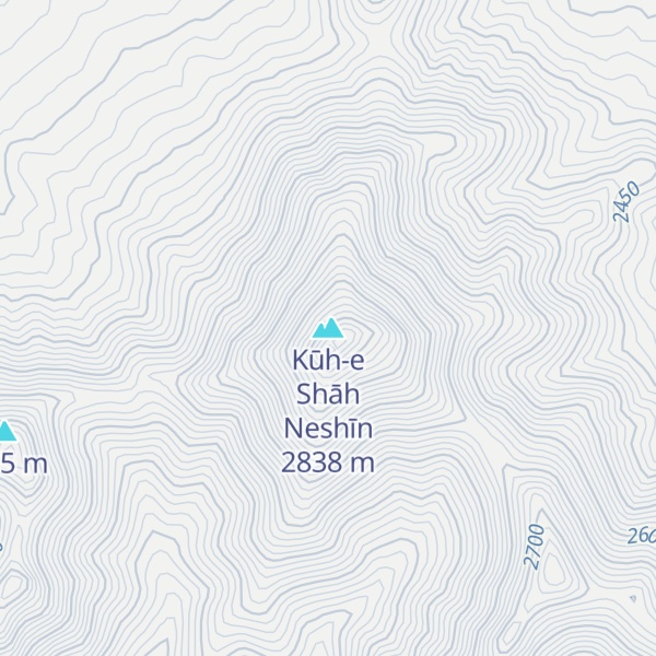 Map of Kūh-e Shāh Neshīn