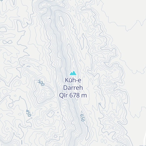 Map of Kūh-e Darreh Qīr