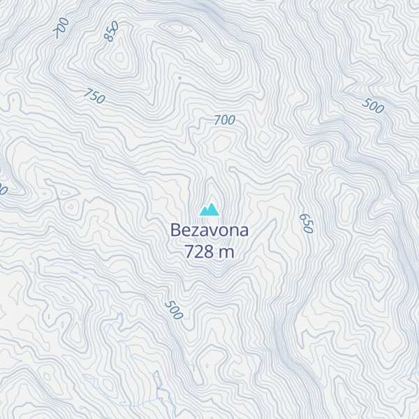 Map of Bezavona