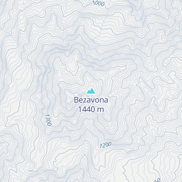 Map of Bezavona