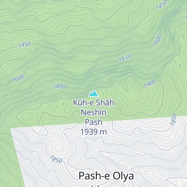 Map of Kūh-e Shāh Neshīn Pash