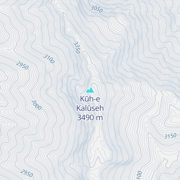 Map of Kūh-e Kalūseh
