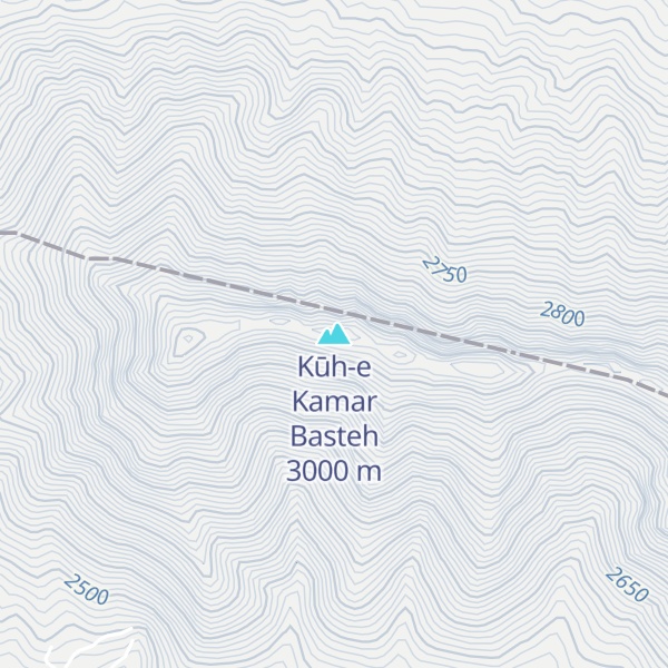 Map of Kūh-e Kamar Basteh