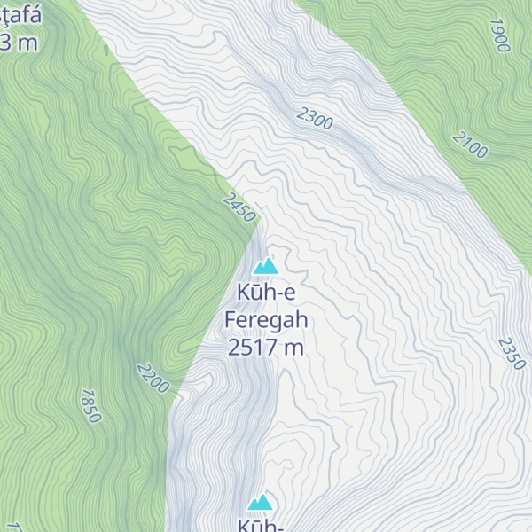Map of Kūh-e Feregah