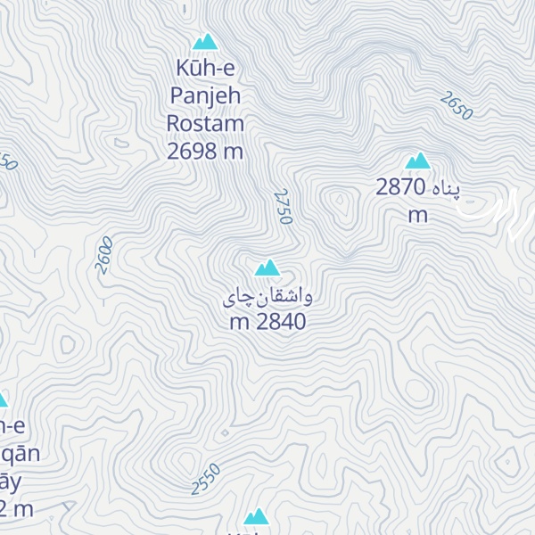 Map of واشقان‌چای